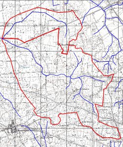 Bacino idrografico Canale Marullo - Cartografia IGM